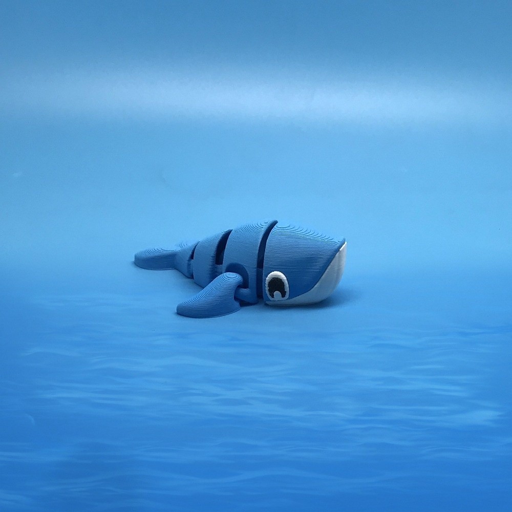 Aquarium Marine Blue - Figura de Pingüino con Articulaciones Móviles,