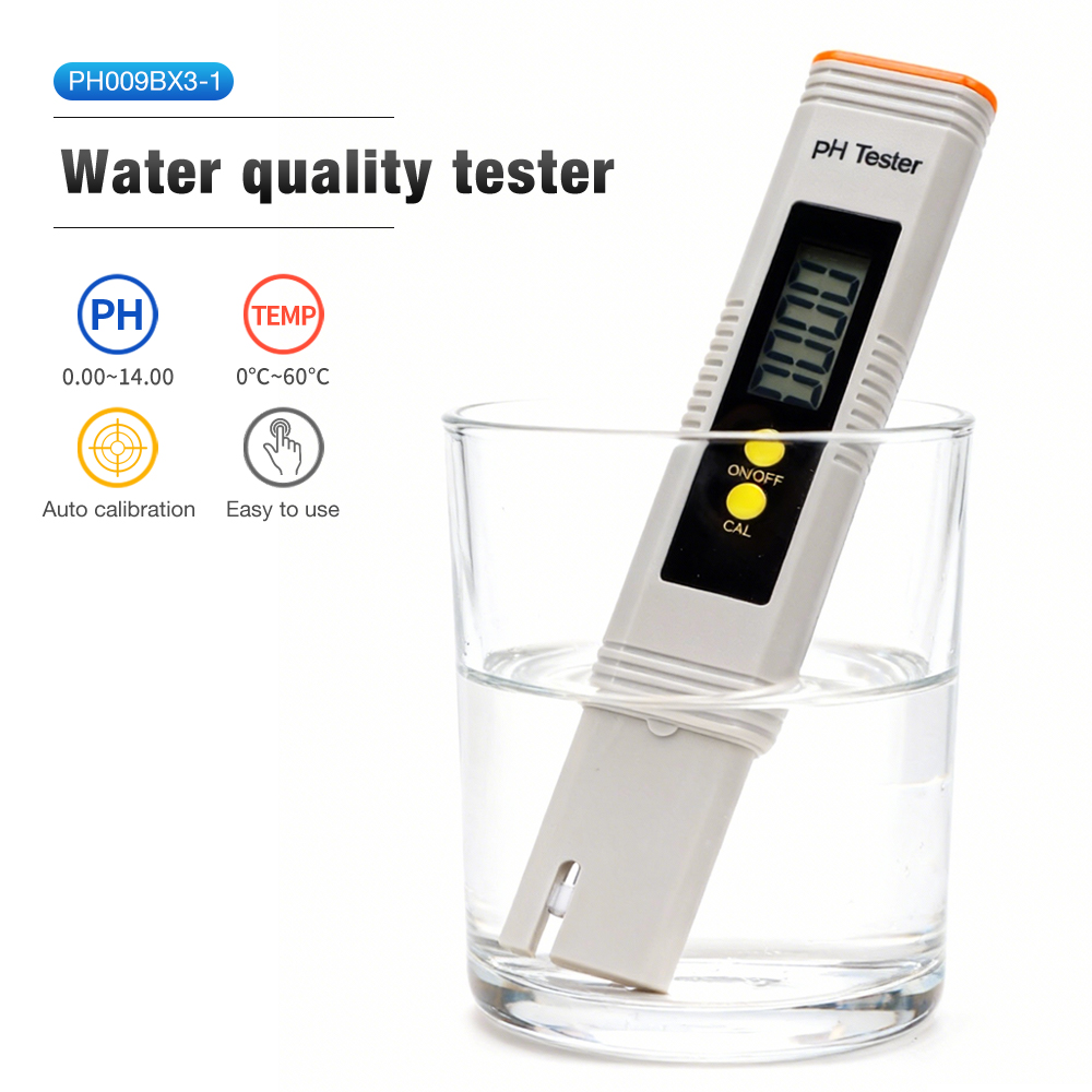 Marine Aquarium Water Analyzer - Medidor de pH Digital Tipo Pluma,