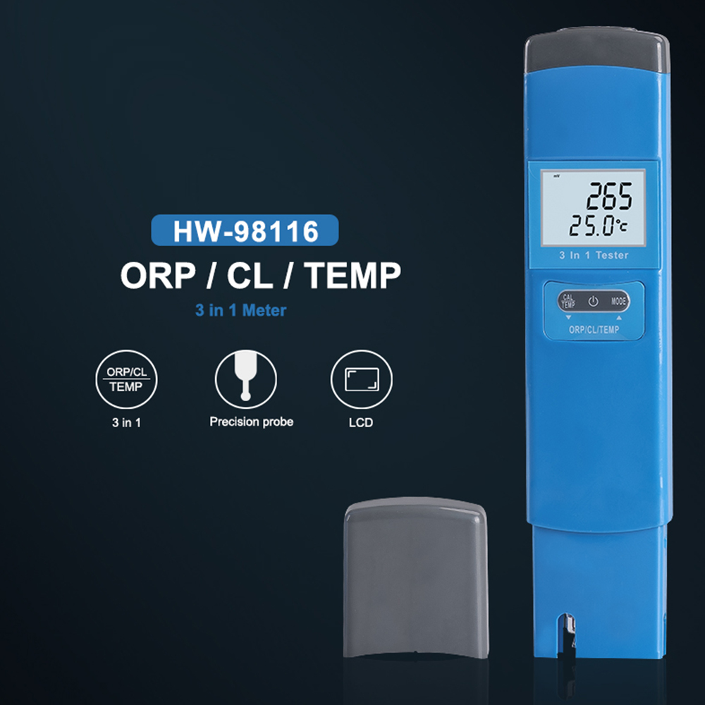 Marine Aquarium Water Analyzer - Medidor ORP/H2 3 en 1, probador