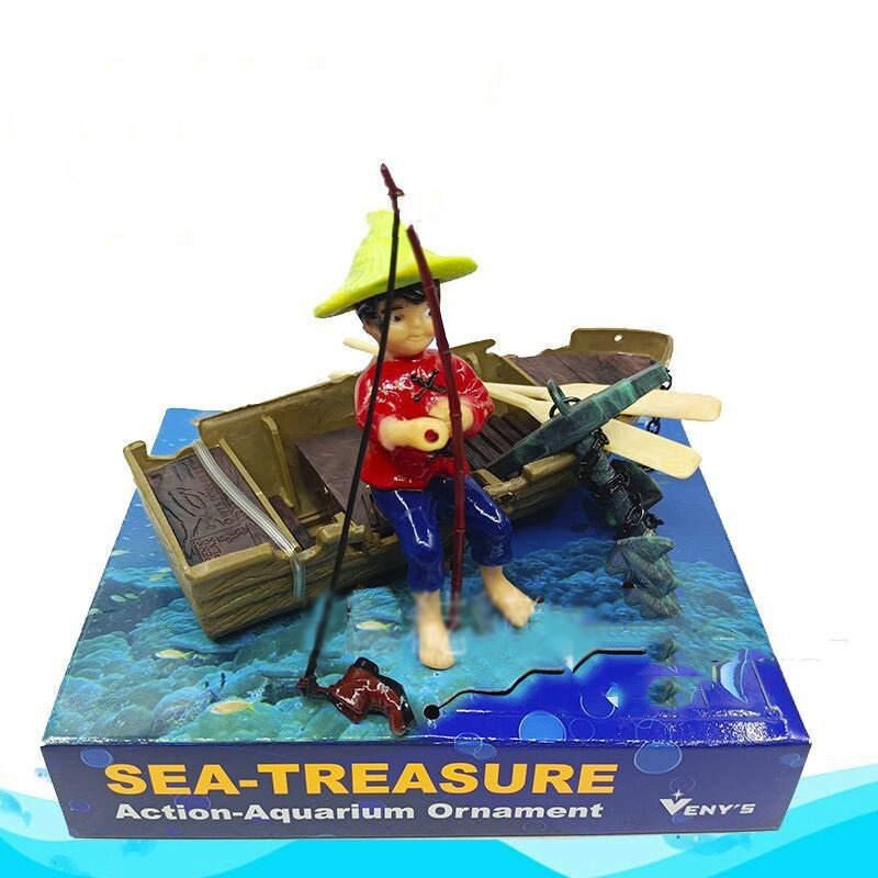 Aquarium Marina - Decoración de acuario caliente, remolque submarino