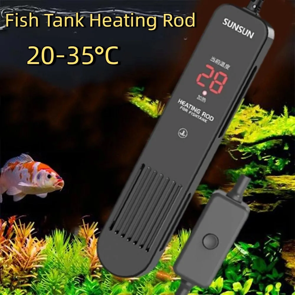 Marine Aquarium Heater - Pantalla LCD 20-35 ° C Varilla