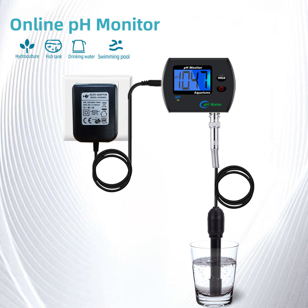 Medidor de Ph Digital para acu - Marine Aquarium Water Analyzer reseña y precio