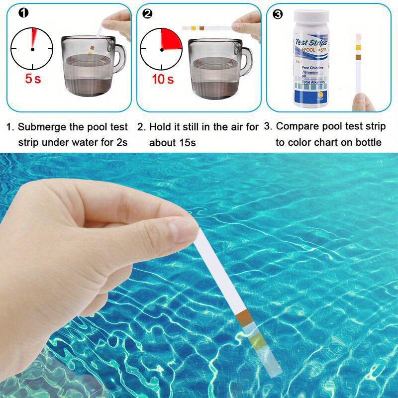 Tiras reactivas de PH de cloro - Marine Aquarium Water Analyzer reseña y precio