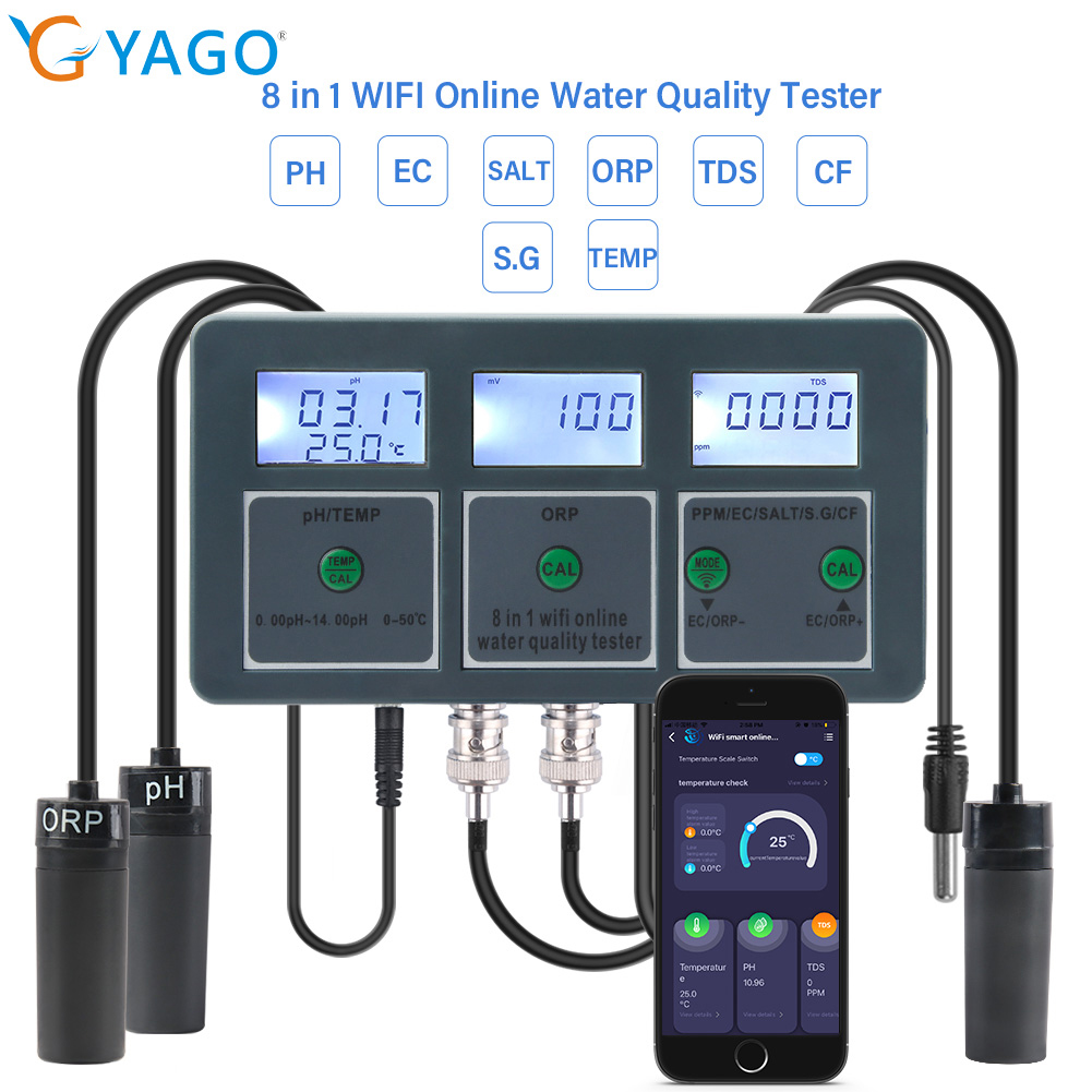 Medidor de Calidad del Agua pa - Marine Aquarium Water Analyzer reseña y precio