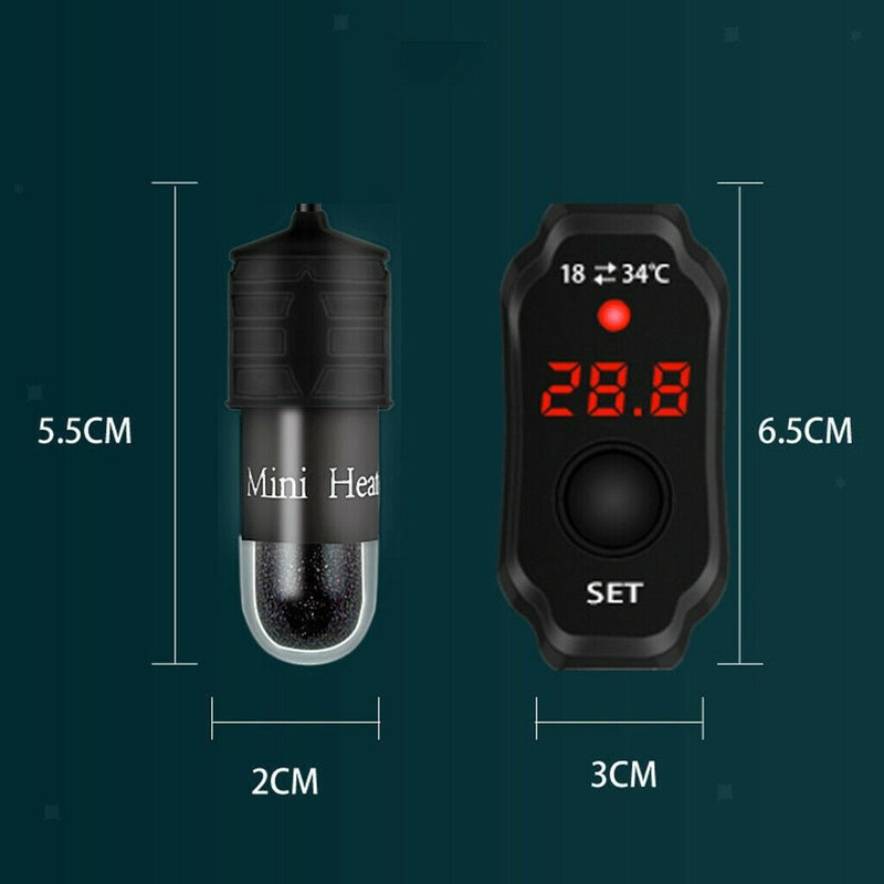 Mini calentador de tanque de p - Marine Aquarium Heater reseña y precio