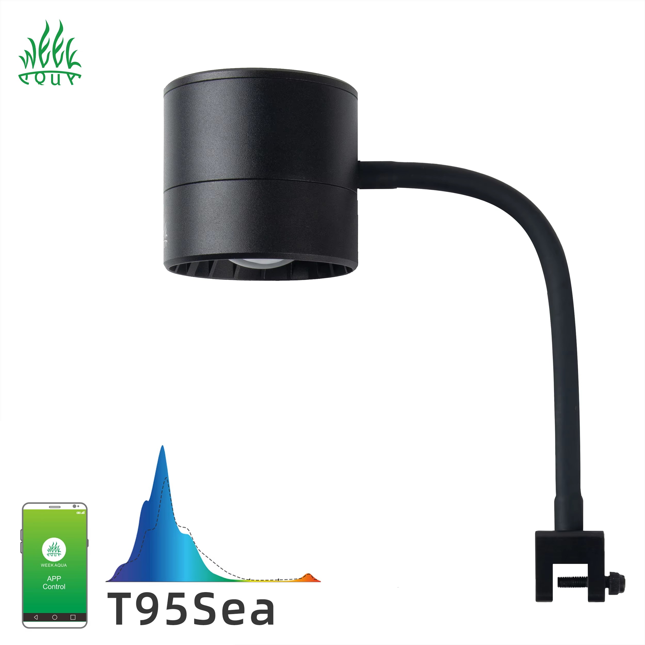 WEEK AQUA Fabricantes de Lámpa - Aquarium Marine Blue reseña y precio