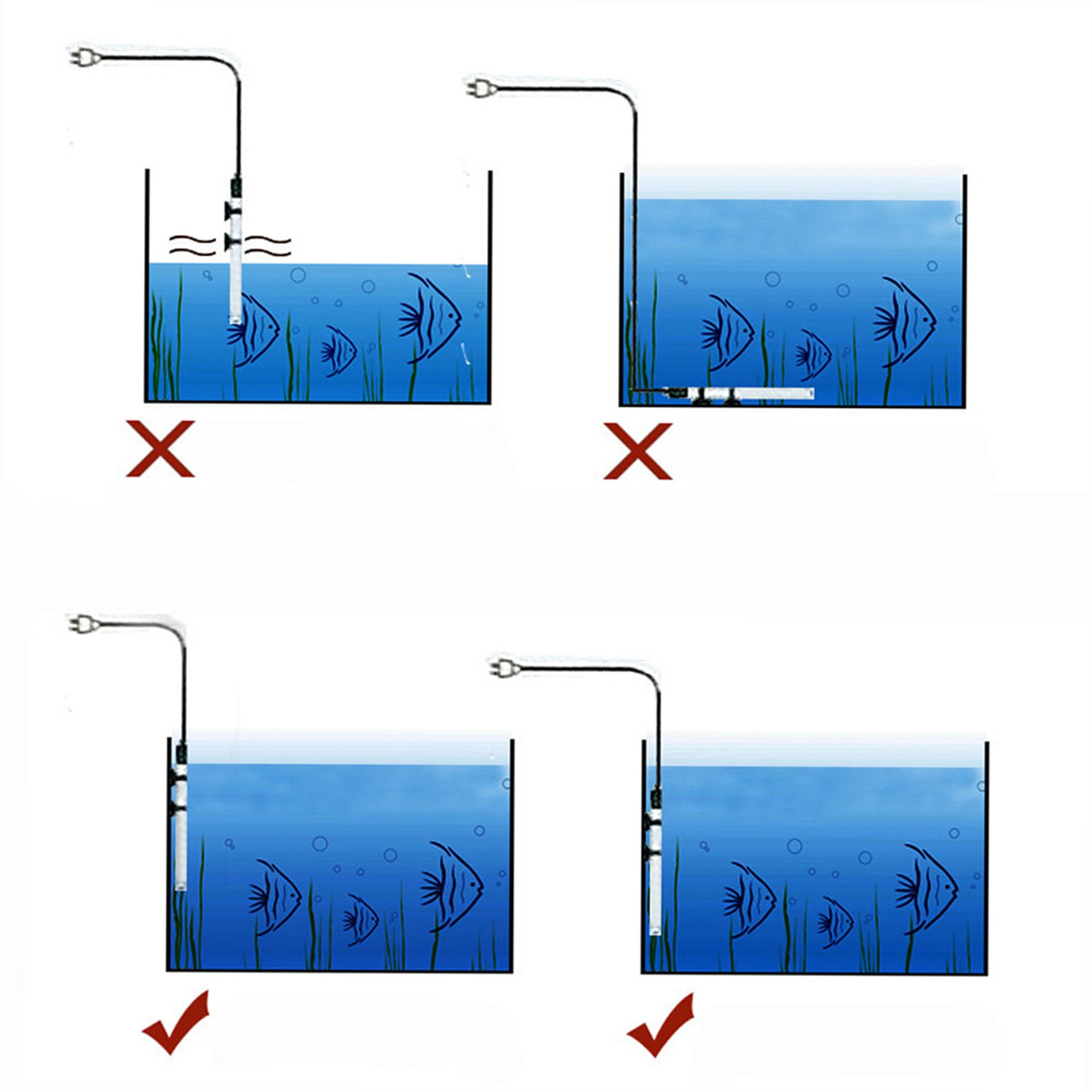Calentador Sumergible para Acu - Marine Aquarium Heater reseña y precio