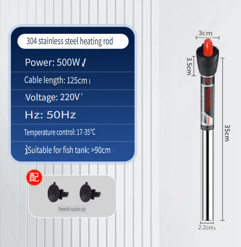 Calentador de acuario de acero - Marine Aquarium Heater reseña y precio