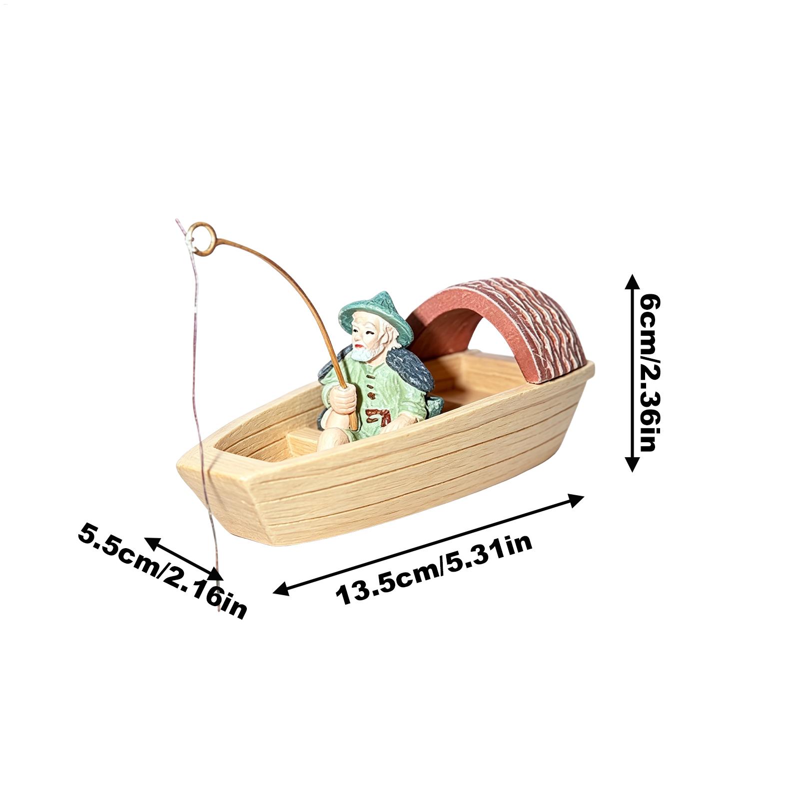 Adorno de Resina de Barco de P - Aquarium Marina reseña y precio
