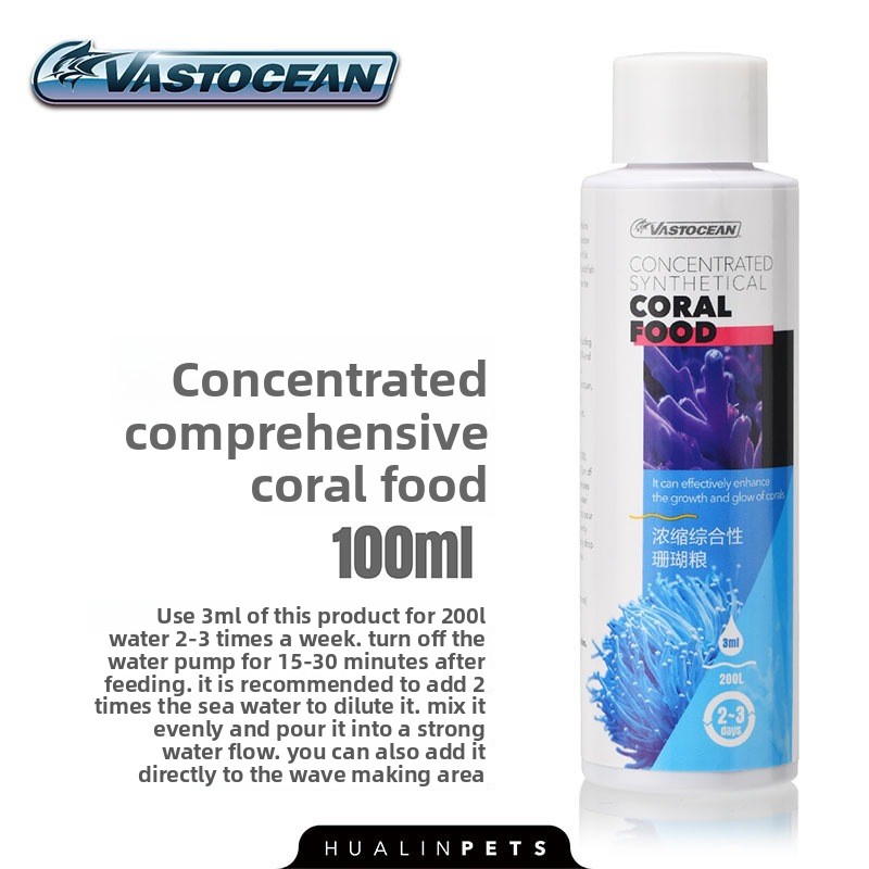 VASTOCEAN Concentrado de Alime - Coral Food Liquid reseña y precio
